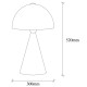 Lampe à poser CARLA - Acier Black ou White