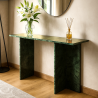 Console REGGINA - Marbre vert Guatemala