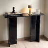 Console REGGINA - Marbre NOIR Marquina