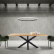Table à manger PERLAS - 180cm - Finition Chêne