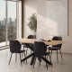 Table à manger PERLAS - 180cm - Finition Chêne