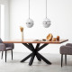 Table à manger PERLAS - 180cm - Finition Noyer