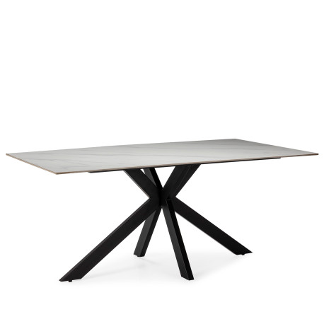 Table à manger PERLAS - Pierre Marbrée - 180 cm