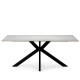 Table à manger PERLAS - Pierre Marbrée - 180 cm