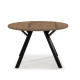 Table à manger BONY - 120cm - Finition Noyer