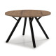 Table à manger BONY - 120cm - Finition Noyer