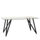 Table à manger GAMA - Black - 160 cm