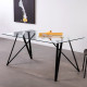 Table à manger GAMA - Black - 160 cm