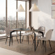 Table à manger NADA - Black - 140 cm