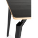 Table à manger NADA - Black - 140 cm