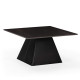 Table basse OIA - Pierre marbrée Noire