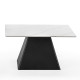 Table basse OIA - Pierre marbrée Blanche