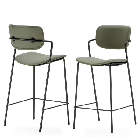 Tabouret KAMI - Vert Olive