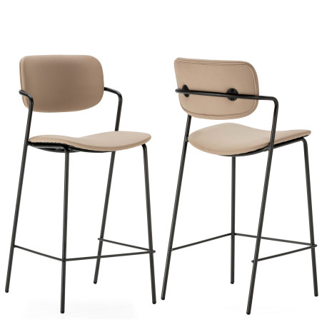 Tabouret KAMI - Beige Sable