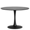 Table à manger WOLF - Black - 110 cm