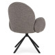 Fauteuil pivotant CLEO - Gris chiné