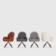 Fauteuil pivotant CLEO - Brique