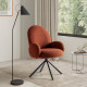 Fauteuil pivotant CLEO - Brique