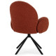 Fauteuil pivotant CLEO - Brique
