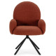 Fauteuil pivotant CLEO - Brique