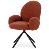 Fauteuil pivotant CLEO - Brique
