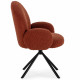 Fauteuil pivotant CLEO - Brique