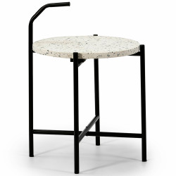 Table d'appoint OWAY - Terrazzo Ivoire