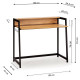 Bureau LEMY - 104cm - Chêne
