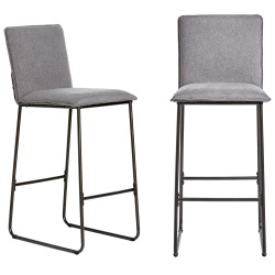Tabouret LOKO - Gris Chiné