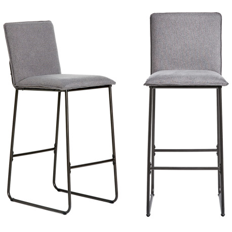 Tabouret LOKO - Gris Chiné