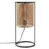 Lampe à poser MIZU - Cannage de rotin