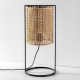 Lampe à poser MIZU - Cannage de rotin