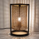 Lampe à poser NOMY - Cannage de rotin