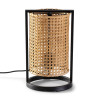 Lampe à poser NOMY - Cannage de rotin