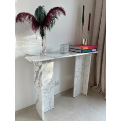 Console REGGINA - Marbre BLANC de Carrare