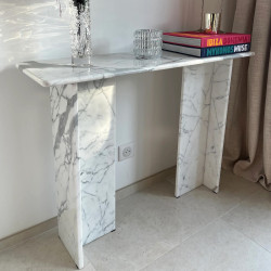 Console REGGINA - Marbre BLANC de Carrare