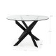 Table à manger FLAVI - Black - 120 cm