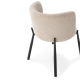 Chaise HIZY - Toile piquée Beige Sable
