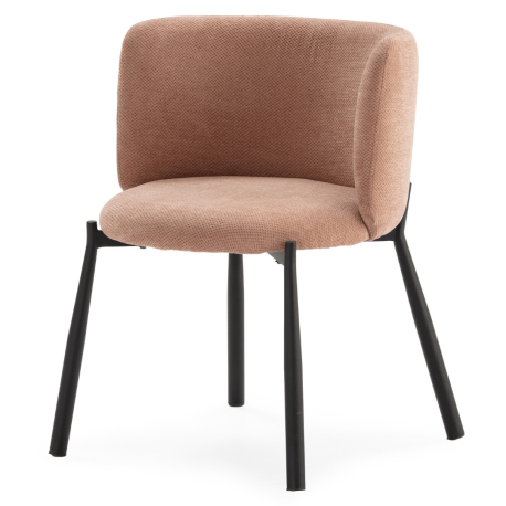 Chaise HIZY - Toile piquée Pastel Corail