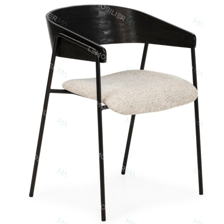 Fauteuil MASSINA - Tweed crémeux