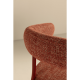 Fauteuil RIYU - Tweed & Full Burgundy