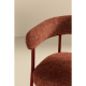 Fauteuil RIYU - Tweed & Full Burgundy