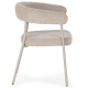 Fauteuil RIYU - Velvet & Full Cream