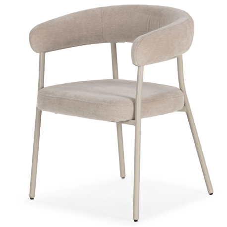 Fauteuil RIYU - Velvet & Full Cream
