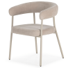 Fauteuil RIYU - Velvet & Full Cream