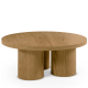 Table basse MALABO - Chêne naturel - 100 cm