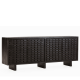 Buffet VIENNA - Bois d'Ébène sculpté - 200 cm