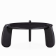 Table basse NASSAU - Chêne massif cerusé en noir - 80 cm