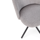 Chaise pivotante ZUKA - Toile grise