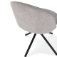 Chaise pivotante ZUKA - Toile grise
